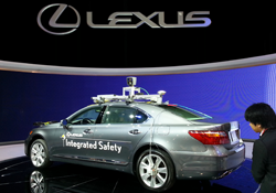 Lexus self-driving car